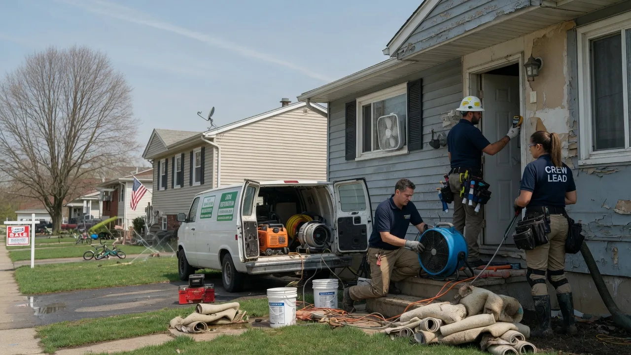 Flood Cleanup in Linwood, NY near me